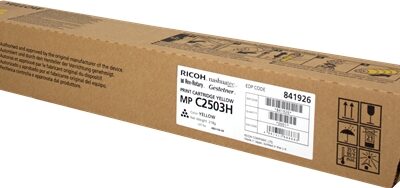 Ricoh Aficio MP-C2503SP/MP-C2003SP/MP-C2004SP/MP-C2504SP Amarelo Cartucho de Toner Original - 841926
