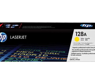 HP CE322A Amarelo Cartucho de Toner Original - 128A