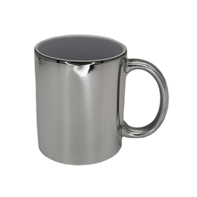 CANECA METALIZADA PRATA  300ml