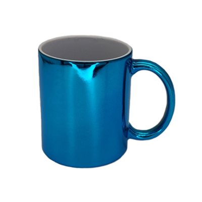 CANECA METALIZADA AZUL  300ml