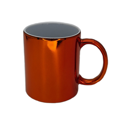 CANECA METALIZADA LARANJA  300ml