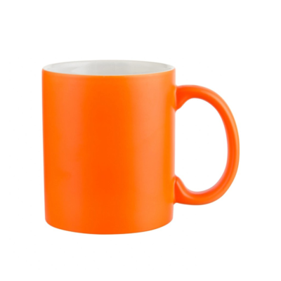 CANECA  FLUORESCENTE LARANJA 300ml