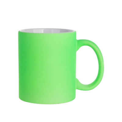 Caneca Fluorescente Verde - Para Personalizar