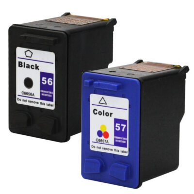 HP 56+57 Pack 2 Tinteiros Compativel